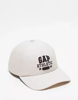 Спортивная кепка с логотипом GAP кремового цвета