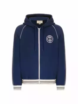 Спортивная кофта Interlocking G Gucci, тёмно-синий