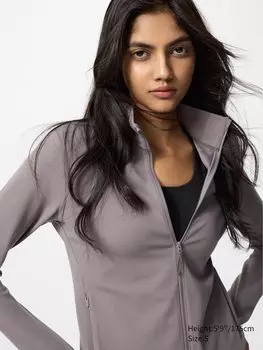 Спортивная кофта на молнии Uniqlo, цвет 36 коричневый