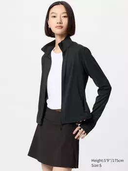 Спортивная кофта на молнииUniqlo, цвет 09 черный