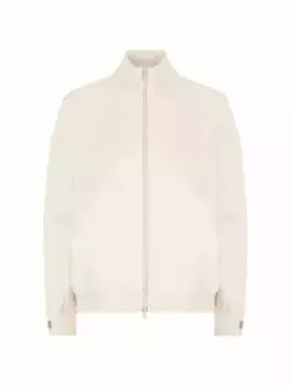 Спортивная кофта с цепью мониль Brunello Cucinelli, белый
