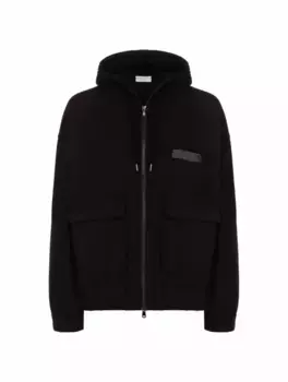 Спортивная кофта с цепью мониль Brunello Cucinelli, черный
