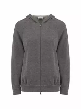 Спортивная кофта с цепочкой мониль Brunello Cucinelli