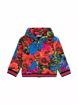 Спортивная кофта с цветочным принтом Dolce&Gabbana