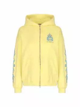 Спортивная кофта с логотипом Balenciaga, жёлтый