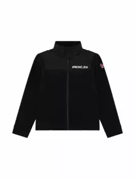 Спортивная кофта с логотипом Moncler, черный