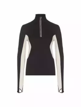 Спортивная кофта с логотипом Moncler Grenoble, черный