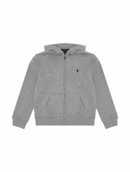 Спортивная кофта с логотипом Ralph Lauren, серый
