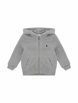 Спортивная кофта с логотипом Ralph Lauren, серый