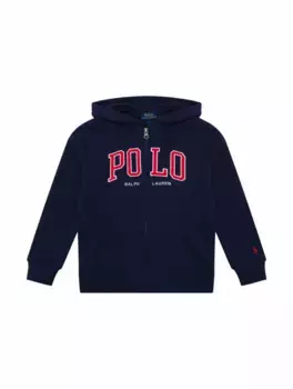 Спортивная кофта с логотипом Ralph Lauren, тёмно-синий