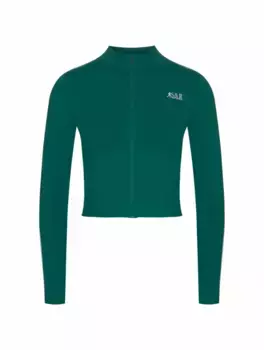 Спортивная кофта с логотипом Sporty&Rich, зелёный