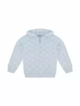 Спортивная кофта с монограммой Dolce&Gabbana, синий