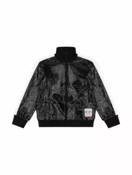 Спортивная кофта с пайетками N°21, черный