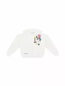 Спортивная кофта с принтом Monnalisa, белый