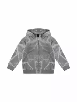 Спортивная кофта с принтом Storm Givenchy, серый