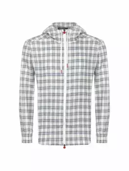 Спортивная кофта в клетку Kiton, мультиколор