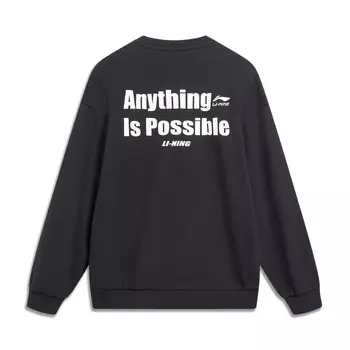 Спортивная коллекция Life Толстовка Мужская черная Lining, черный