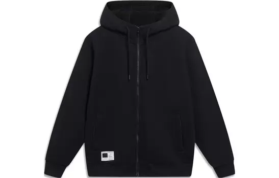 Спортивная коллекция Life Толстовка Мужская черная Lining, черный