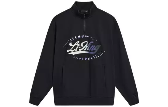 Спортивная коллекция Life Толстовка Мужская черная Lining, черный