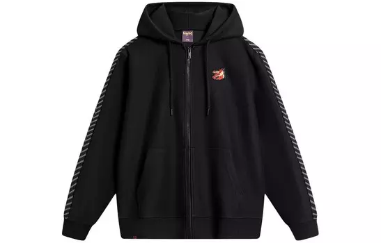 Спортивная коллекция Life Толстовка Мужская черная Lining, черный