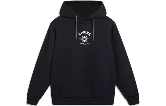 Спортивная коллекция Life Толстовка Мужская черная Lining, черный