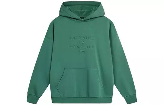 Спортивная коллекция Life Толстовка мужская зеленая Lining, зеленый