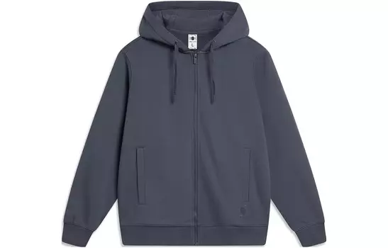 Спортивная коллекция Life Толстовка унисекс Эбони черный Lining, черный