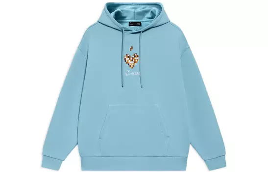 Спортивная коллекция Life Толстовка унисекс синяя Lining, синий