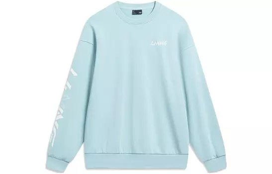 Спортивная коллекция Life Толстовка унисекс синяя Lining, синий