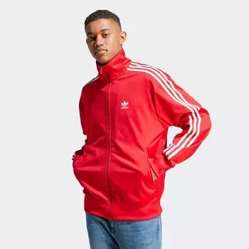 спортивная куртка adicolor Firebird adidas Originals, цвет better scarlet/white