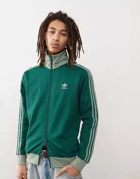 Спортивная куртка Adidas Originals Classics зеленого цвета
