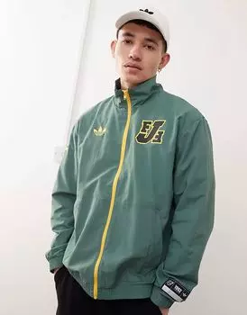 Спортивная куртка Adidas Originals Jamaica VRCT зеленого цвета