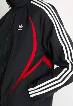 Спортивная куртка Archive adidas Originals, черная/лучше алая