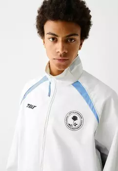 Спортивная куртка Bershka, белый