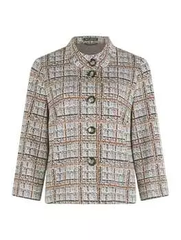 Спортивная куртка Betty Barclay Sweatblazer mit 3/4 Arm, цвет Grau/Beige