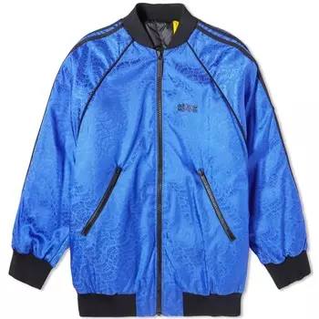 Спортивная куртка-бомбер Seelos Moncler Genius x adidas Originals, синий