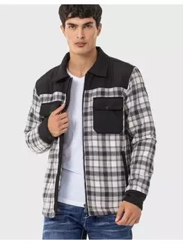 Спортивная куртка Cipo & Baxx, цвет black-grey