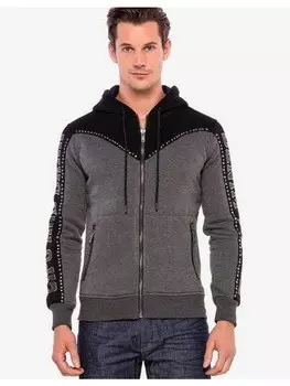 Спортивная куртка Cipo & Baxx Sweatjacke, цвет ANTHRACITE