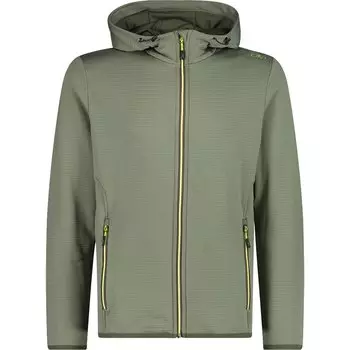 Спортивная куртка CMP Fix Hood 32E1877 softshell, зеленый