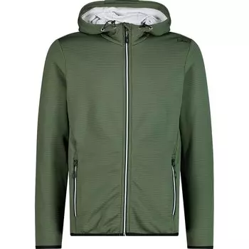 Спортивная куртка CMP Fix Hood 32E1877 softshell, зеленый