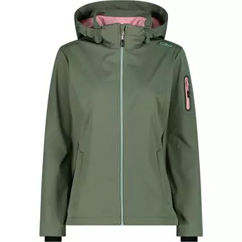 Спортивная куртка CMP Light 39A5016 softshell, зеленый