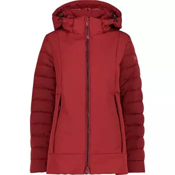 Спортивная куртка CMP Long Zip Hood 32K1516 softshell, красный