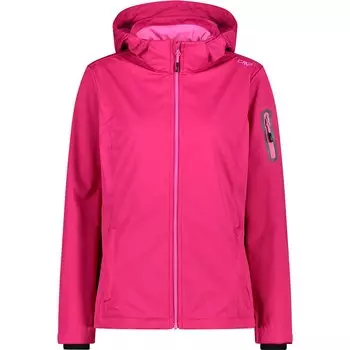 Спортивная куртка CMP Zip Hood 39A5016 softshell, розовый