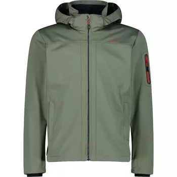 Спортивная куртка CMP Zip Hood 39A5027 softshell, зеленый