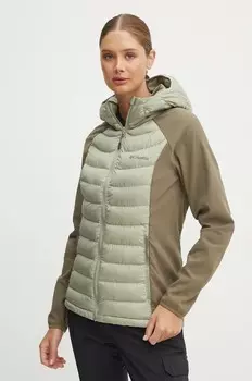 Спортивная куртка Columbia Powder Lite Hybrid, зеленый