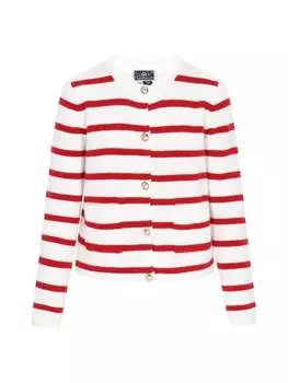 Спортивная куртка DreiMaster Maritim, цвет offwhite red stripe