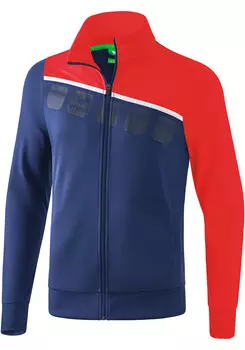 Спортивная куртка erima 5 C Polyesterjacke, цвет new navy/rot/weiss