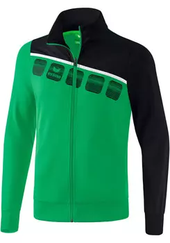 Спортивная куртка erima 5 C Polyesterjacke, изумрудный/черный/белый