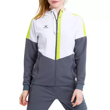 Спортивная куртка Erima, цвет weiss/weiss/dunkelgrau