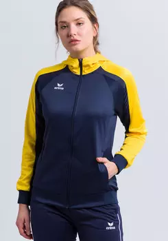 Спортивная куртка erima Liga 20, цвет new navy/gelb/dark navy